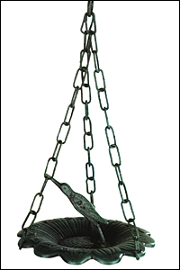 hanging bird feeder